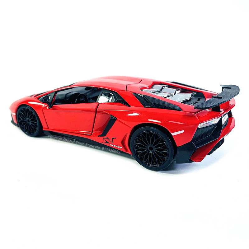 Bburago 1:24 Scale Lamborghini Avebtador SV Coupe LP750  Alloy Luxury Vehicle Diecast Cars Model Toy Collection Gift