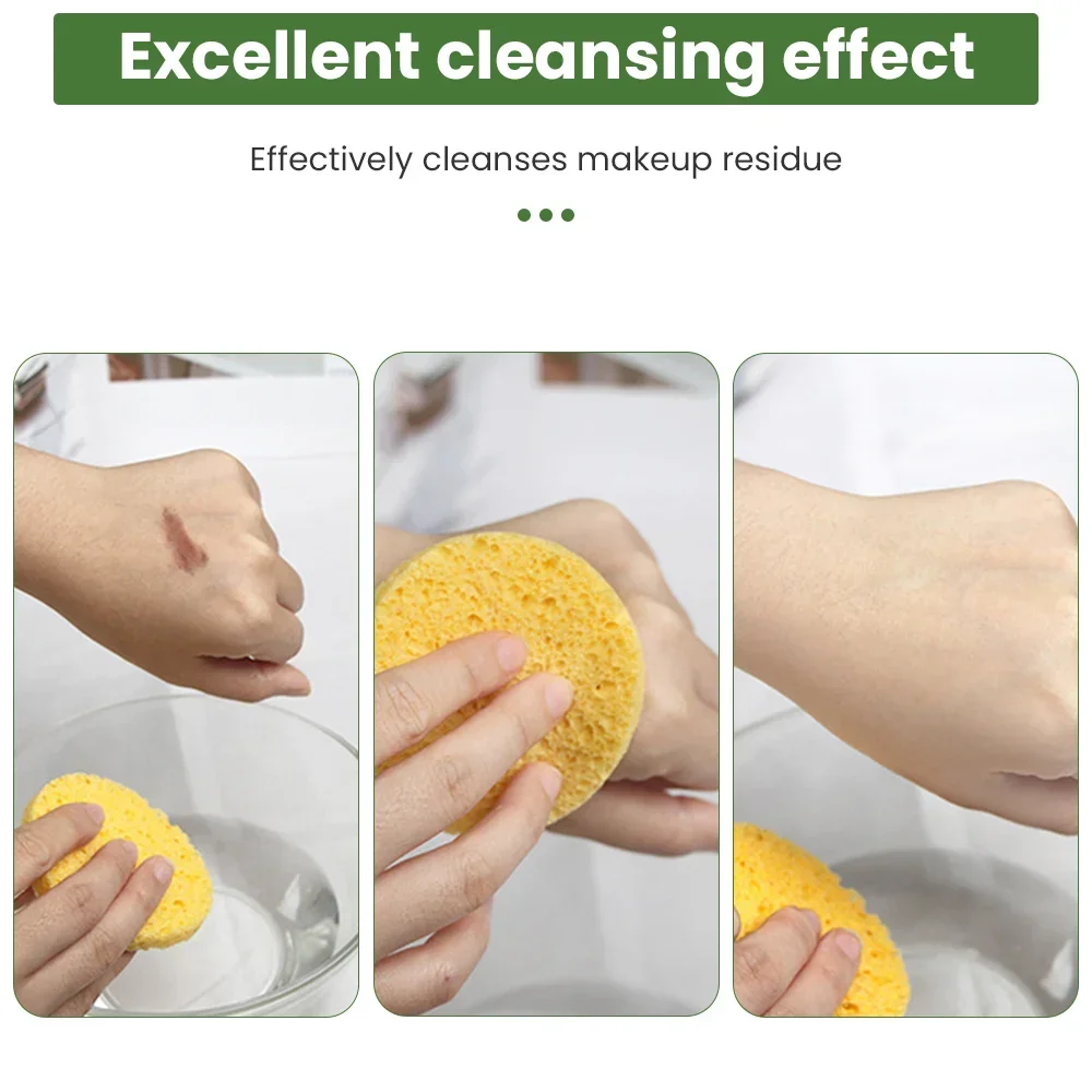10/20/30PCS spugna compressa spugna per la rimozione del trucco circolare polpa di legno naturale cellulosa compressione strumenti per la pulizia delle bolle