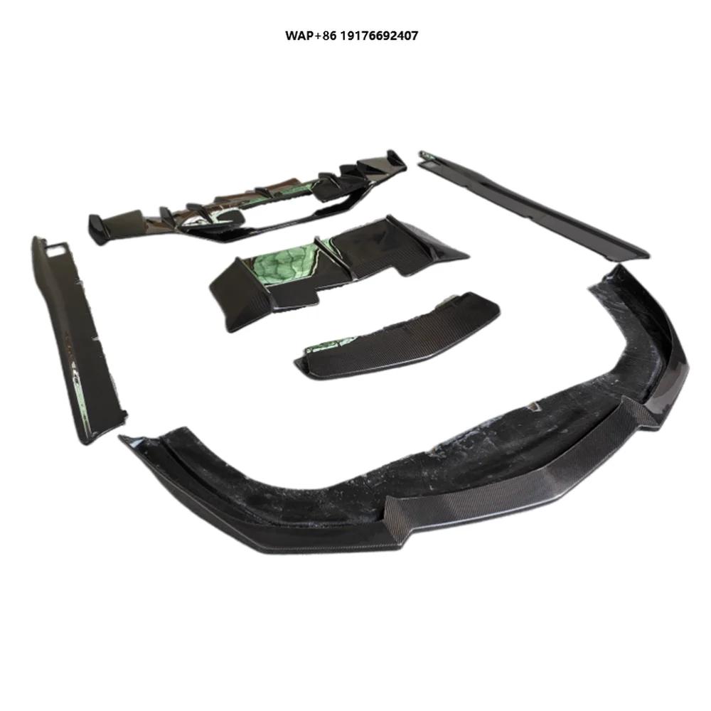 

High Quality DC Style Carbon Fiber Front Lip Rear Diffuser Side Skirt Body Kit for LP720 LP700 Body Kit