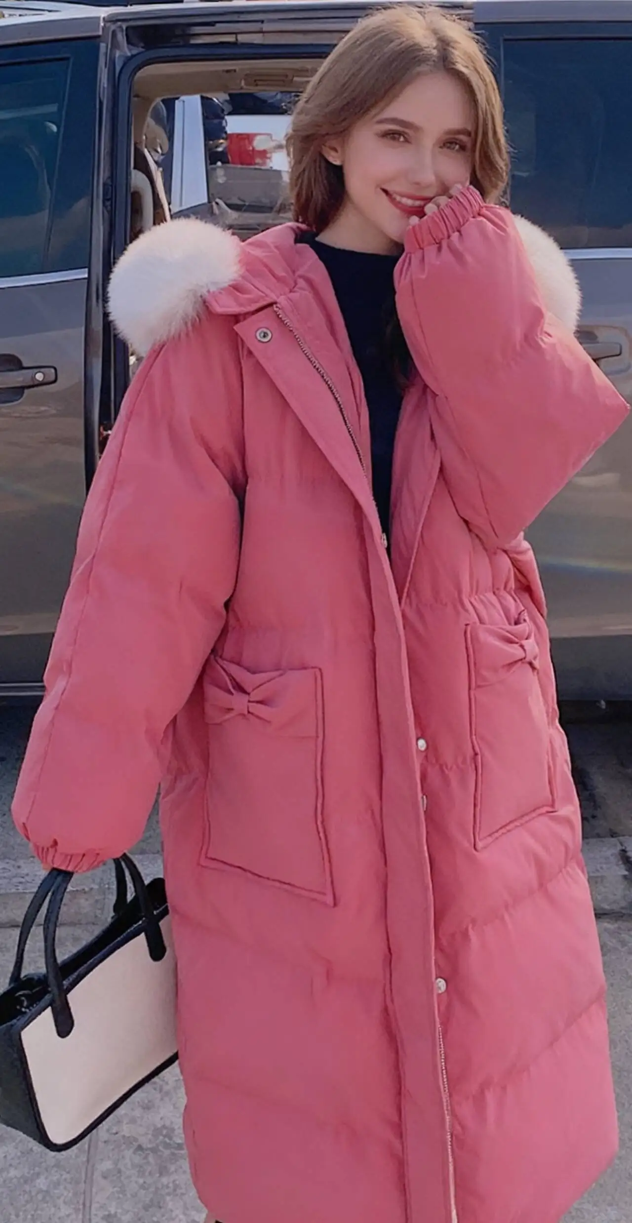 

Парки женские с капюшоном, осенние, полиамидные, с хлопковой подкладкой, с несколькими карманами, со скрытым шнурком, компактные, функциональные, для треккинга на открытом воздухе, 2025 г.