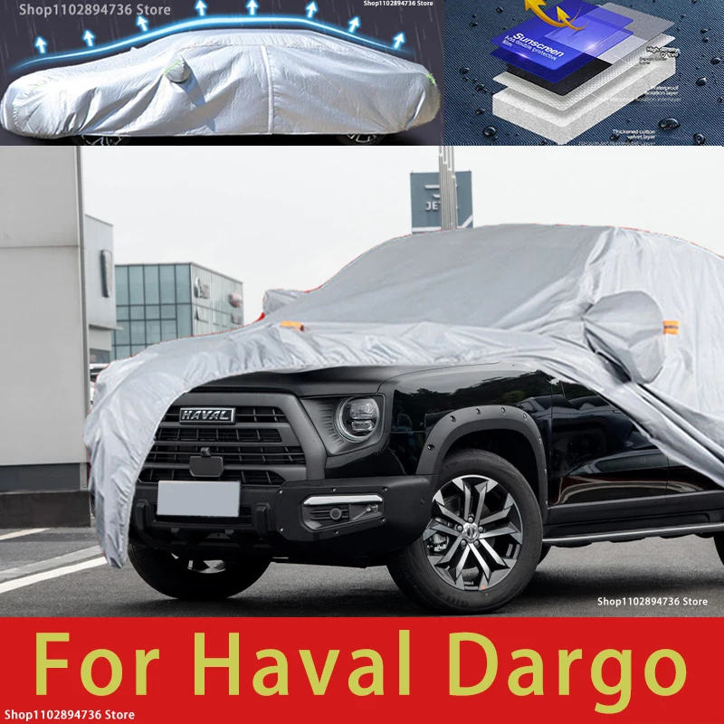 

For Haval Dargo Car protective cover, sun protection, cooling protection, car clothing, car paint protection auto