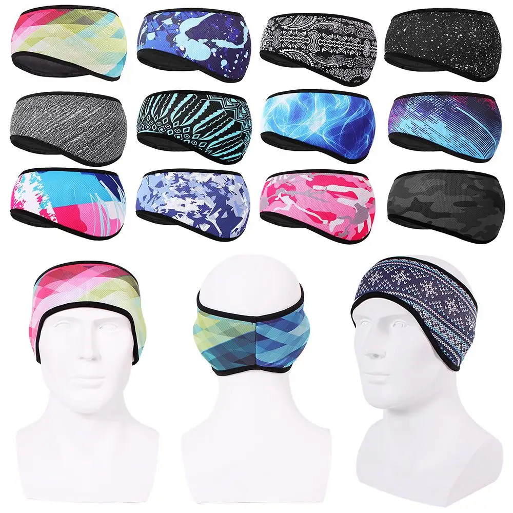 Outdoor Sports Hair Sweat Fleece Ear Cover Ear Muffs Headband Running Headband Ear Warmer Winter Sweatband