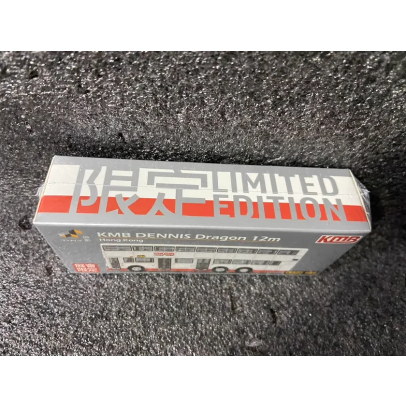 Diecast minúsculo dennis dragão 12 metros kmb treinamento ônibus motorista liga modelo de carro brinquedo colecionável presente lembrança exibição ornamento