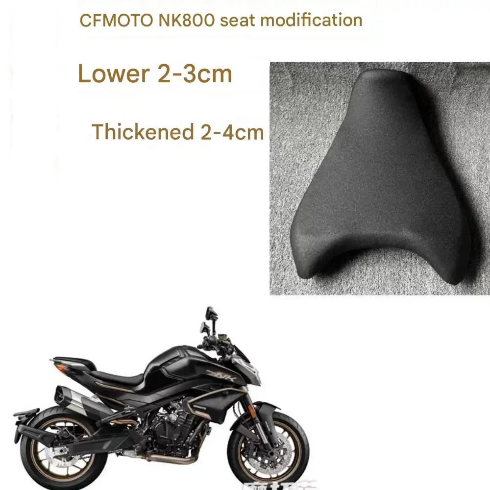 CFMOTO 800NK وسادة مقعد خفض وسادة مقعد الراحة مكون مقاوم للماء خفض 20-30 مللي متر