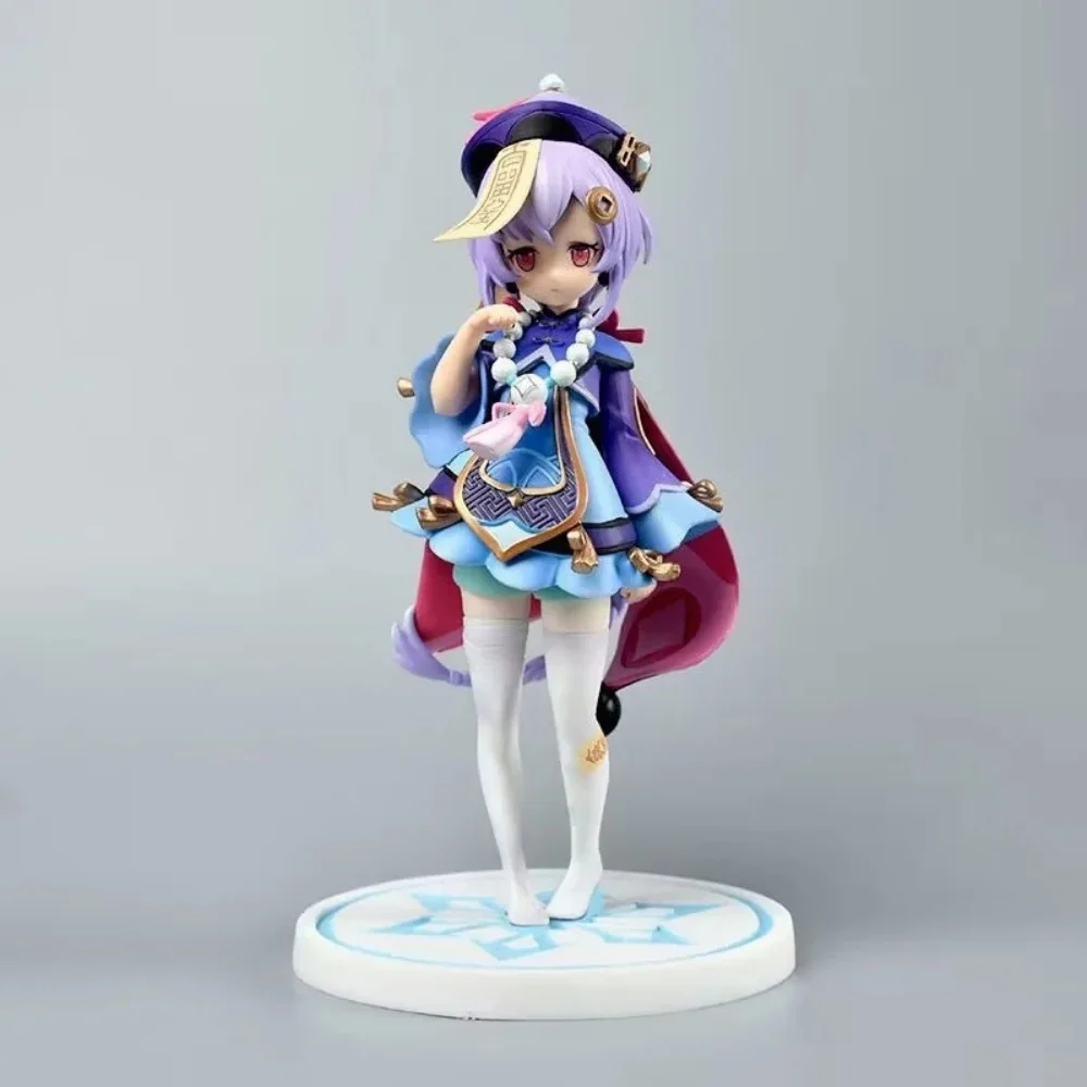 

Game Character Beautiful Girl Figurine, Medicinal Girl Qiqi Doll Model Desktop Ornament Gift