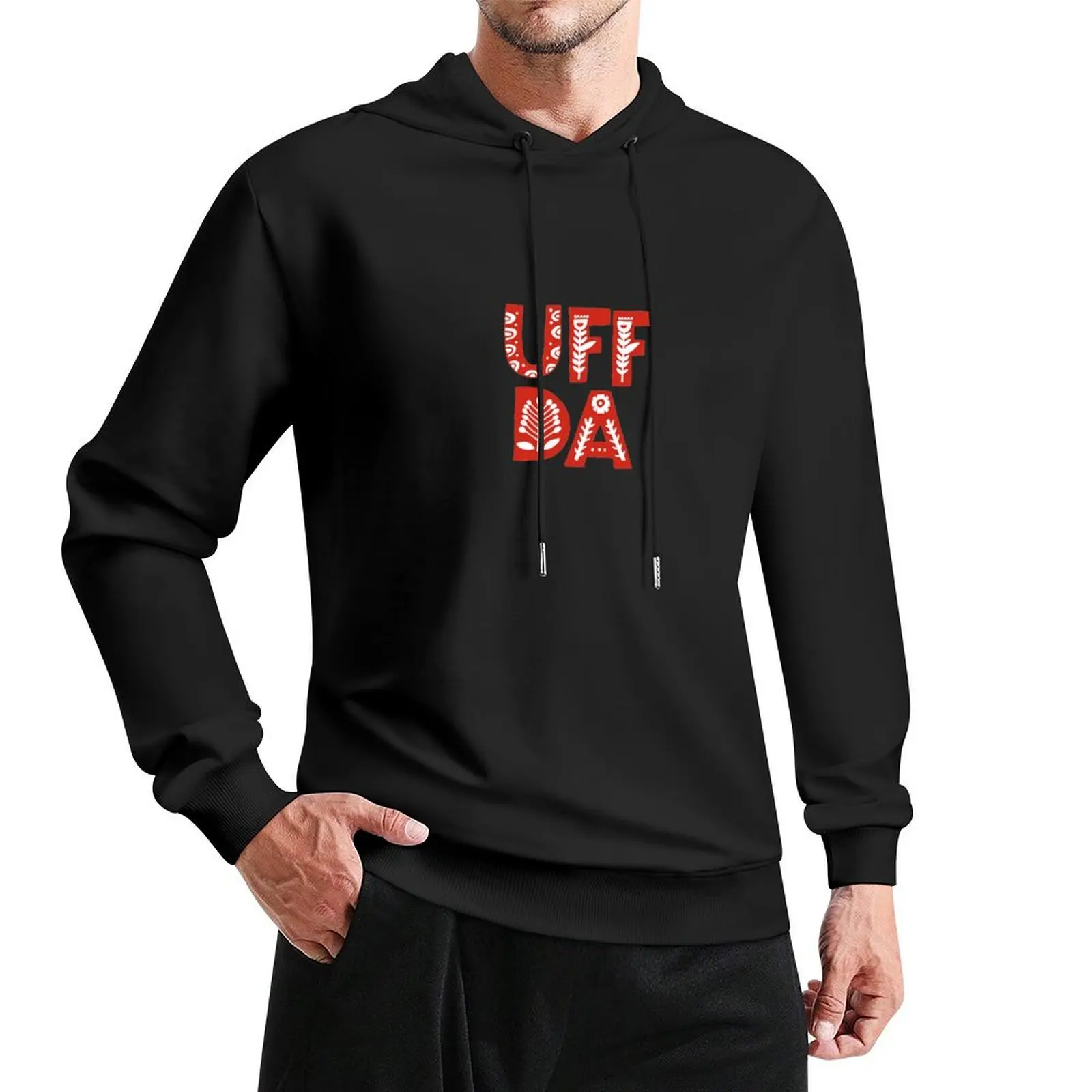 

uff da Pullover Hoodie graphic t shirts men mens hoodie