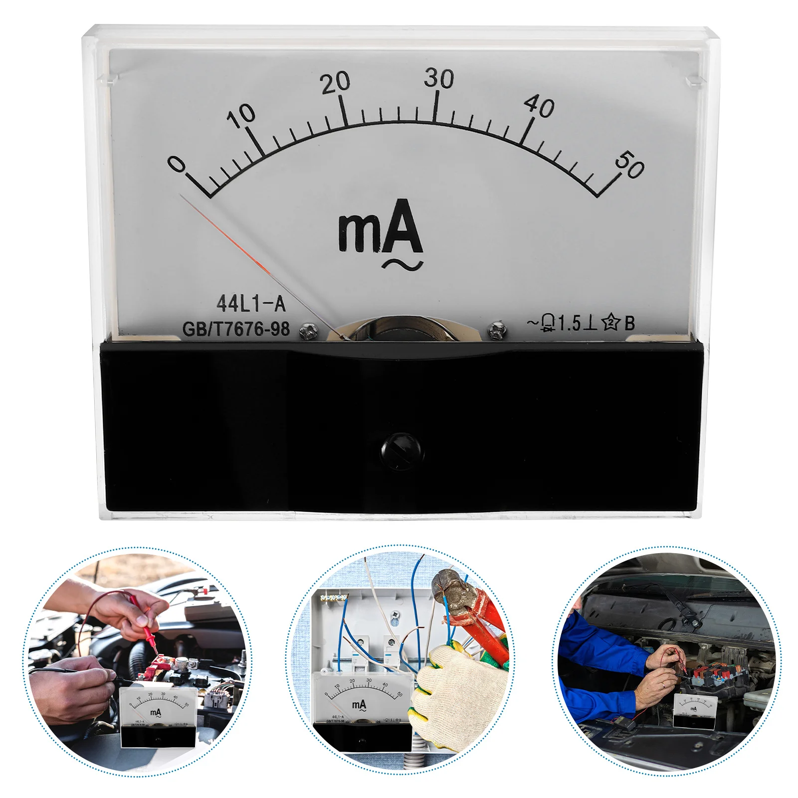 

Analog Voltmeter Panel Pointer Volt Voltage Meter Gauge Precision Dc Voltage Reader Embedded Installation Versatile Industrial