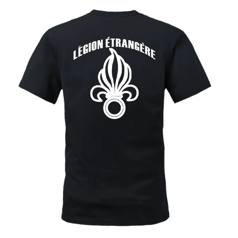 2026 Tough Guy Club Summer Short-sleeved Sports T-shirt American Sports Short-sleeved French Foreign Legion Theme Torch Picture