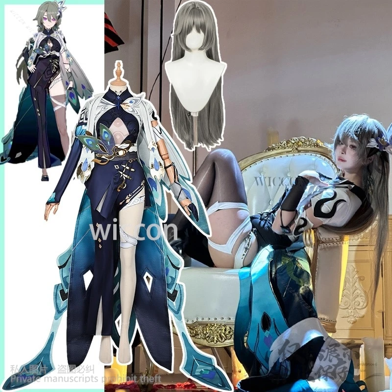 อะนิเมะเกม Honkai Star Rail Comic Con Vita เครื่องแต่งกายใหม่ชุดสูท Lolita ชุดวิกผมสําหรับหญิงสาวฮาโลวีนคริสต์มาส Cos