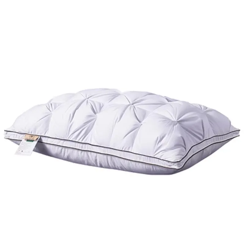 Goose Filling Material Pillow Comfortable  Elasticity Pillow Good for Sleep Five-star Quality 100% Cotton Height 20cm 48x74cm