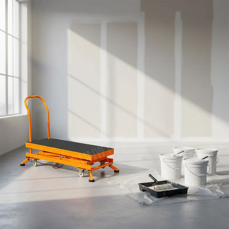 250kg 1.5m Electric Lifting Horse Stool Indoor  Lightweight Folding Mobile Hydraulic Workbench Lifter High-Quality