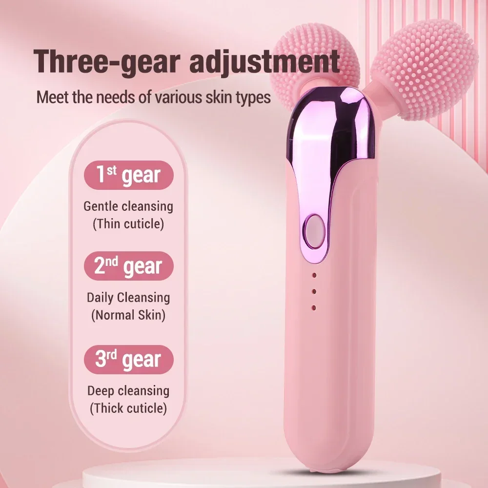 Sonic Vibration Facial Roller Massager Vibration Eye Massage V Face Double Chin Remover Face Lifting Body Sculpting Beauty Care