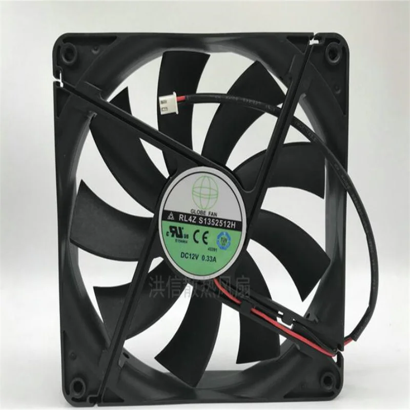 GLOBE FAN RL4Z S1352512H 12V 0.33A 13.5cm chassis power cooling fan