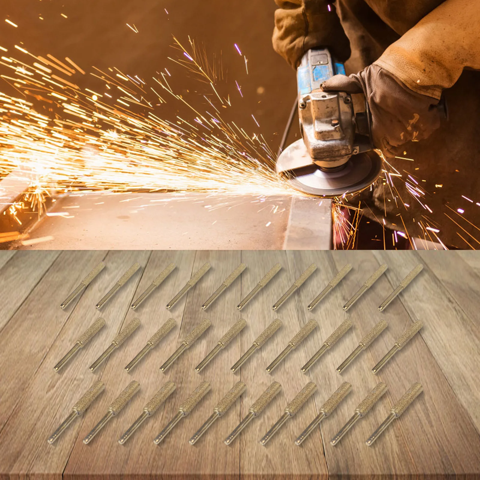 30-パック-ゴールド-エメリー-チェーンソー-シャープナー-3-サイズの研磨用研磨ハンドツール-ツールアクセサリー-プロフェッショナルツール