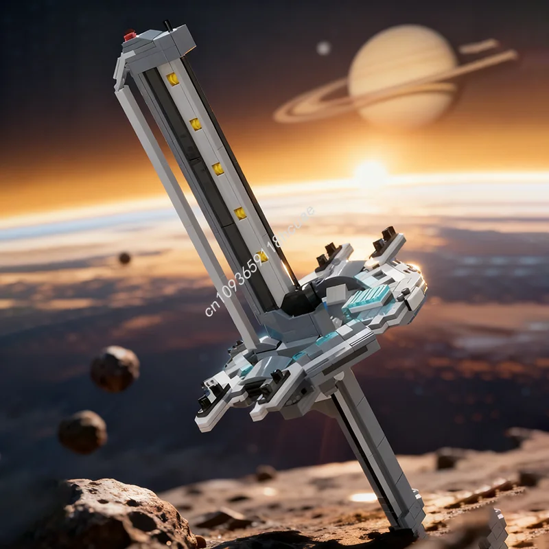 545 stks MOC Moncton klasse Orbital Wapens Gerpecialiseerd Modelbouw kerstcadeau blokken speelgoed Bouw idee Onderwijs Baksteen Kinderen