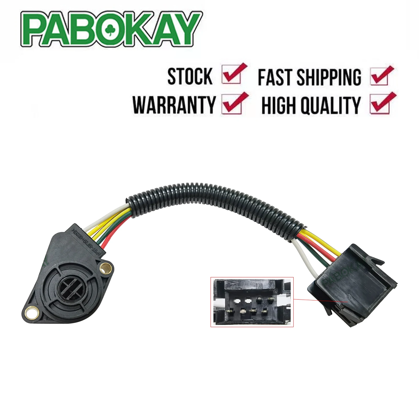 5 PIN wires For volvo truck accelerator pedal TPS sensor 20504685 1063332 3171530