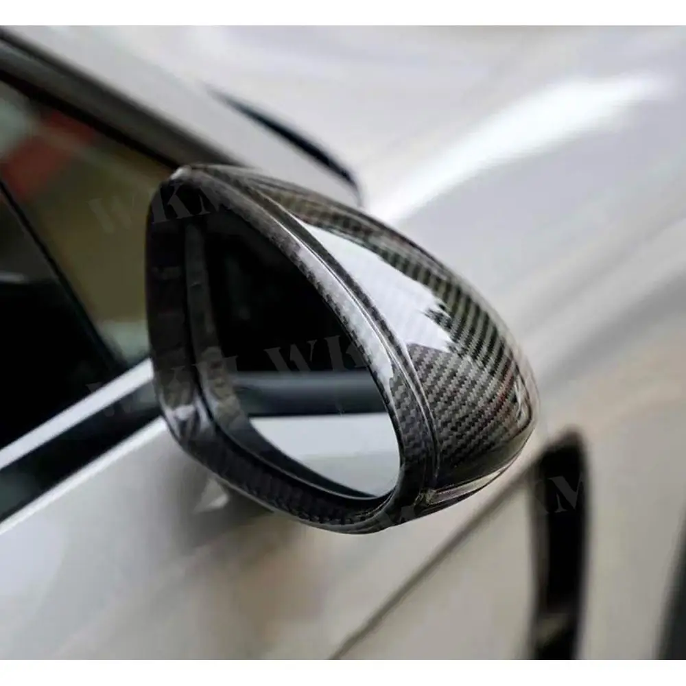 Rearview Mirror Cover Door Side Trim Shell Covers For Porsche Panamera 971 2017-2021 Dry Carbon Fiber Material