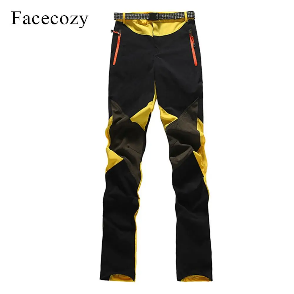 Facecozy Women Summer Hiking Pants Elastic Quick Dry Climbing Trekking Trousers Outdoor Sports Breathable Thin Camping Pants