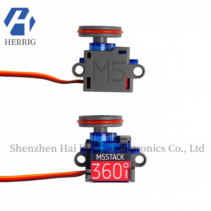 Official M5Stack Servo Kit 360° compatible with LEGO brackets, 9g servo, micro servo system