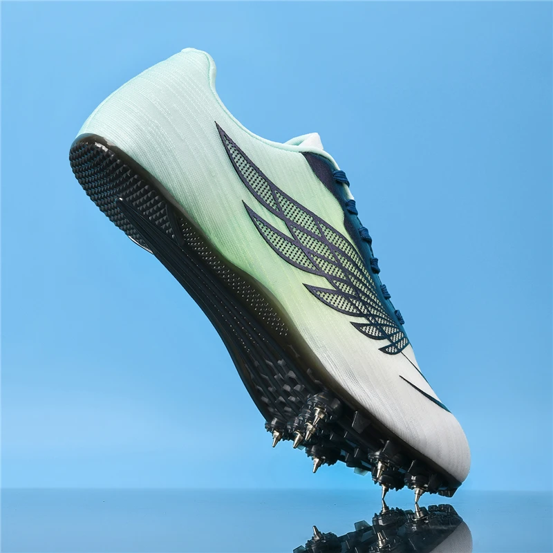 Professional Track and Field Shoes Breathable Men Women Spikesed Sneakers Lightweight Outdoor Sneakers Track Training Shoes