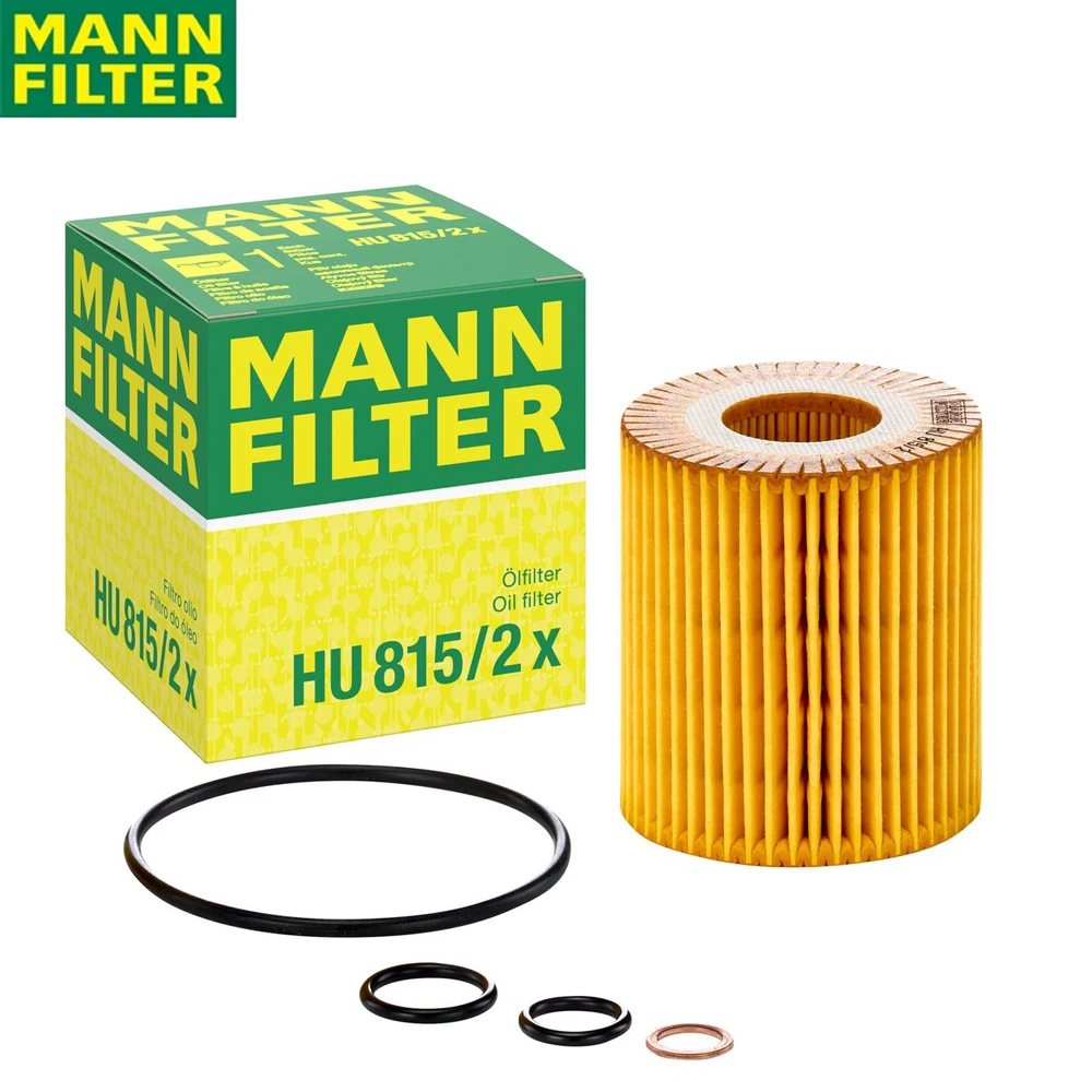

MANN FILTER HU 815/2 x Oil Filter For BMW N46B20 Original Top Sealing Ring 11 42 7 501 676