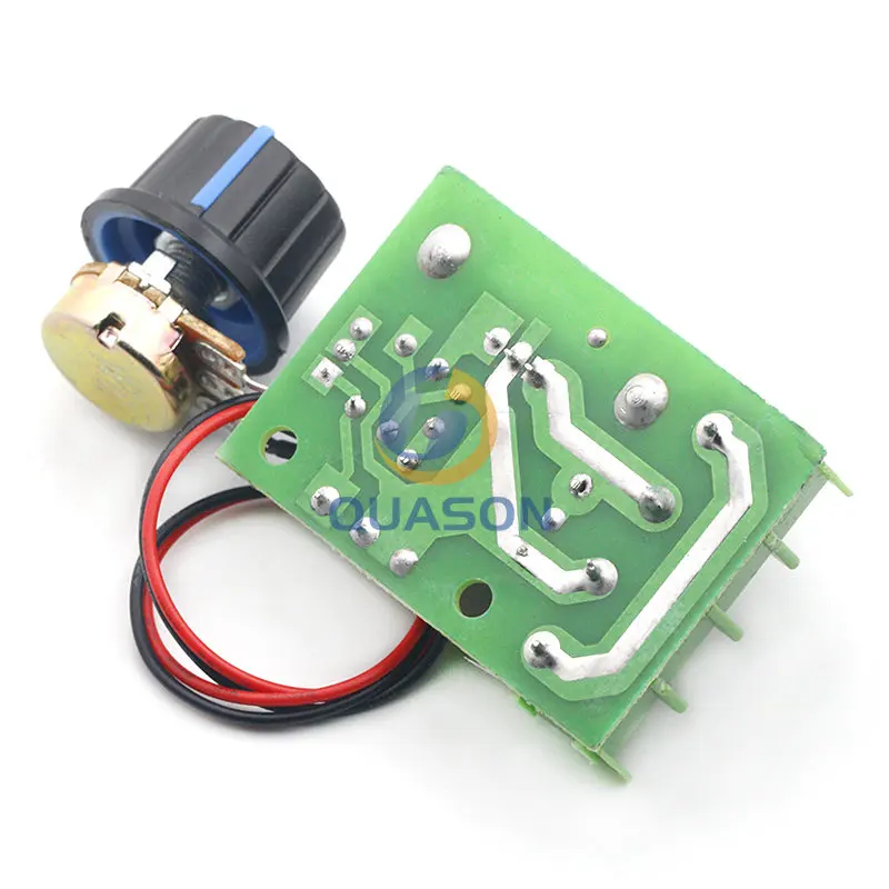 AC 220V 2000W High Power SCR Voltage Regulator Dimming Dimmers Motor Speed Controller Governor Module W/ Potentiometer