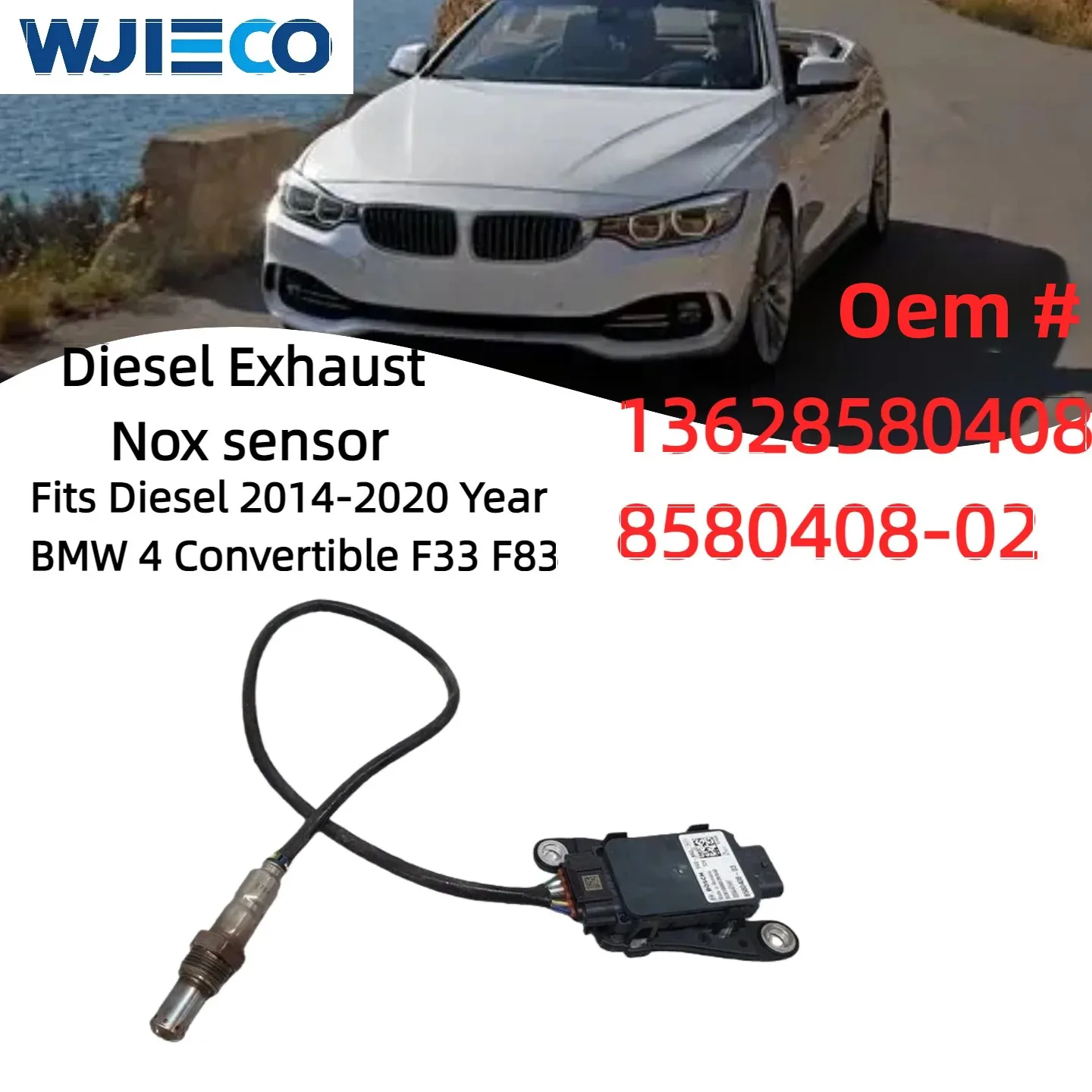 

Датчик WJIECO Nox Nox 858040802 BMW F20 F22 F23 F30 F32 F36 F48 13628580408 1259018015 0281007667 0281007668 8580408-02