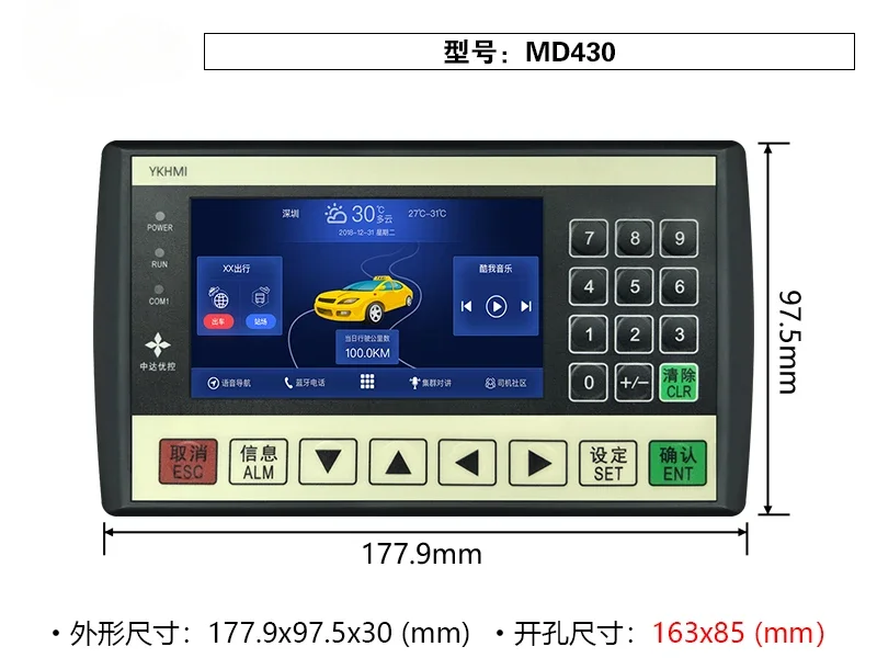 Development of Optimal Color Text Display Screen Configuration