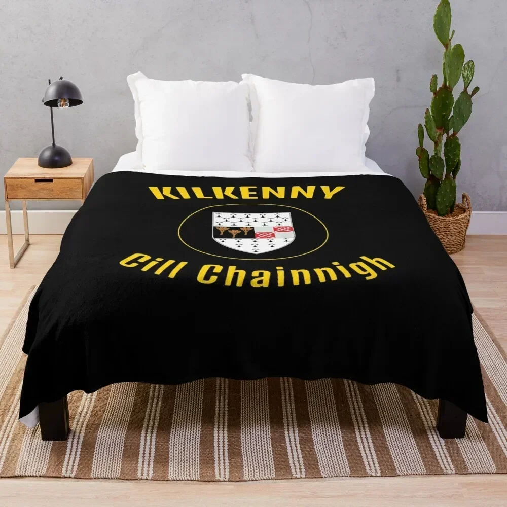 

Kilkenny Chill Chainnigh with Crest Throw Blanket warm for winter Large Polar Cute Blankets