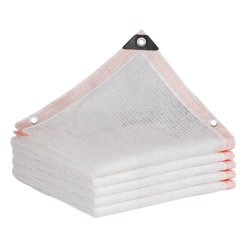 Sun Shade Cloth White Shade Cloth Garden Cover Plant Sun Protection Mesh Tarp with Grommets Outdoor Greenhouse Patio Sunshade