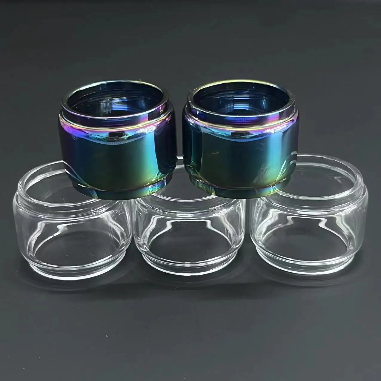 5pcs/3pcs Zeus X Mesh RTA Replacement Glass Tube 4.5ml 3.5ml For Zeus X/Zeus Dual/Zeus Sub Ohm/Zeus X Mesh ZX ZX II Glass Tank