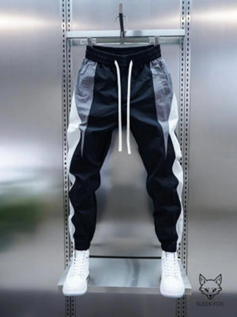 2026 Sommer-Jogginghose für Herren, dünne Jogginghose mit elastischem Bund, Outdoor-Freizeithose, hochwertige Luxusmarke, koreanische Herrenhose