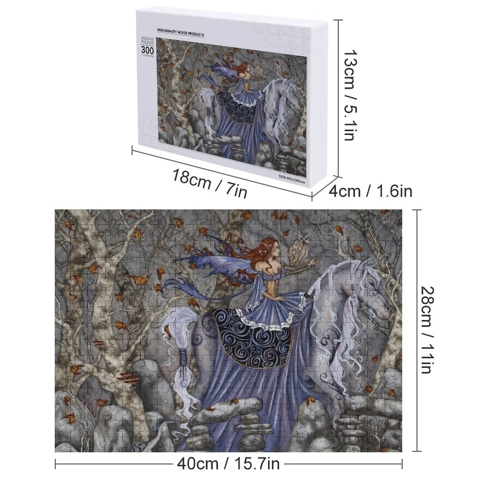 أحجية الصور المقطوعة للرحلة المسحورة، اسم خشبي مخصص للأطفال مع ألغاز مخصصة للصور #5