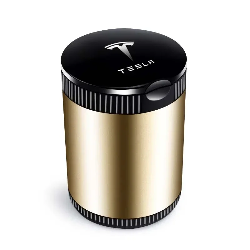 

Автомобильная пепельница из сплава, внутренний мундштук для Tesla Model 3 Y S X Roadster P75D P85D P90D P100D, аксессуары