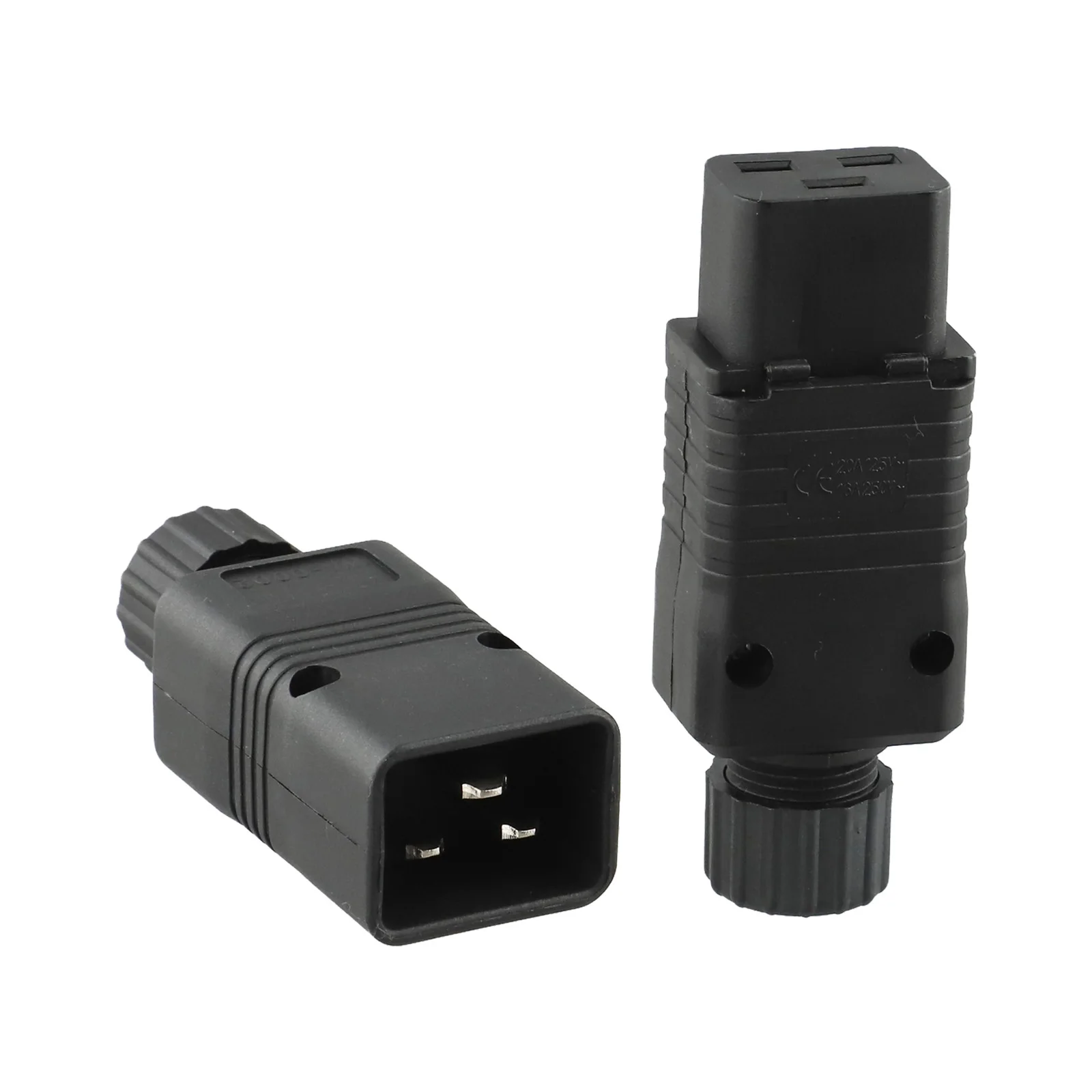 IEC320-C19/IEC320-C20 PDU UPS 16A 250VAC for iec Conector for iec 3Pin C19/C20 Reliable And Secure Connections