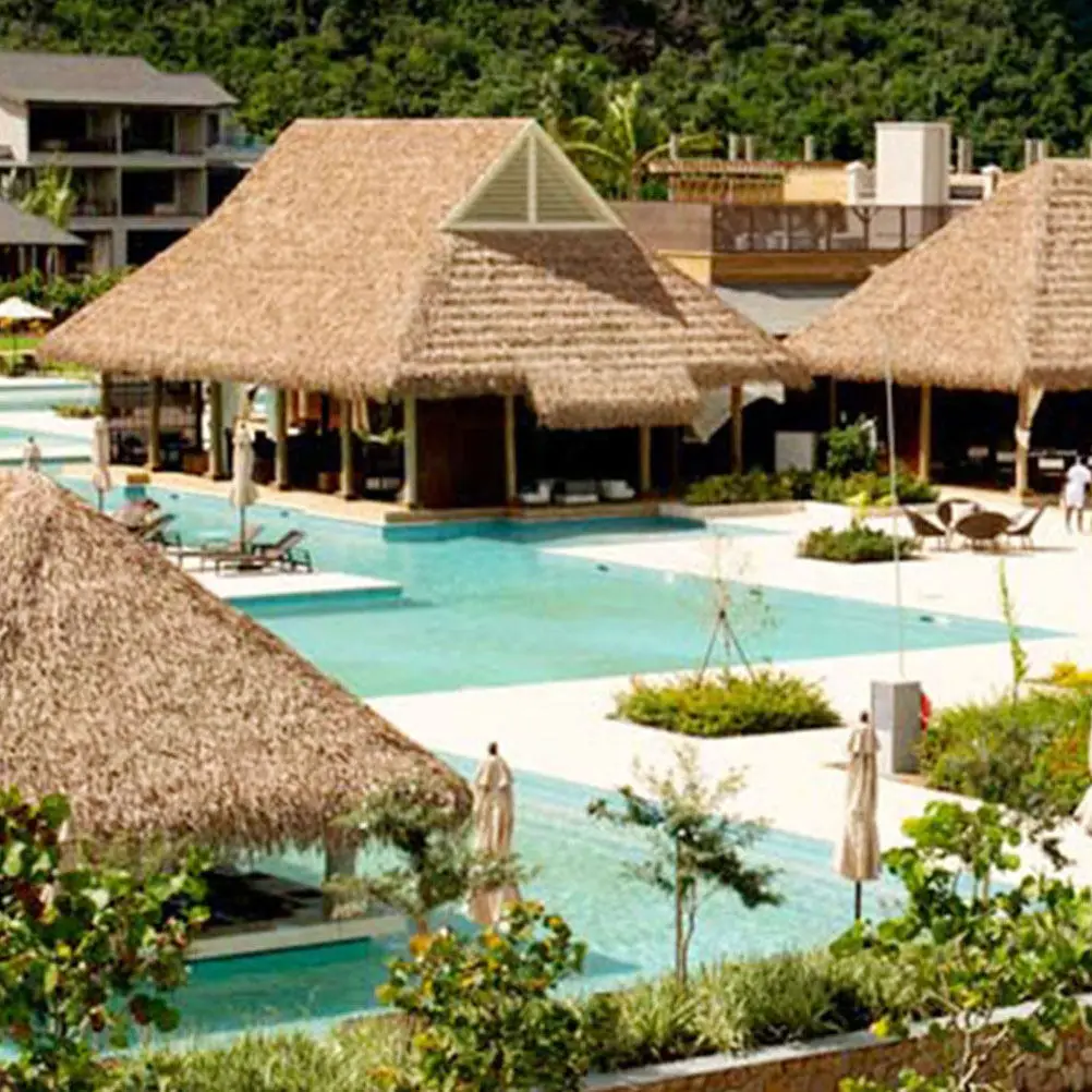 

2 шт. Искусственная соломенная кровля премиум-класса, имитация соломенных панелей для садовых домиков, декора для уличного ландшафта, DIY, кровельные материалы для фермерских домов