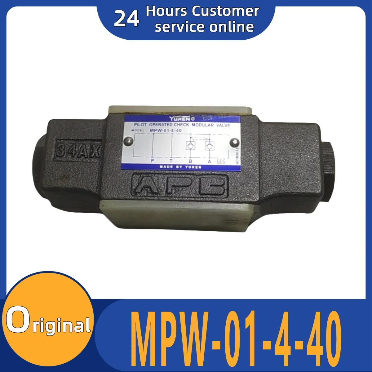 

Brand new original oil research MPW-01-4-40 stacked hydraulic control check valve