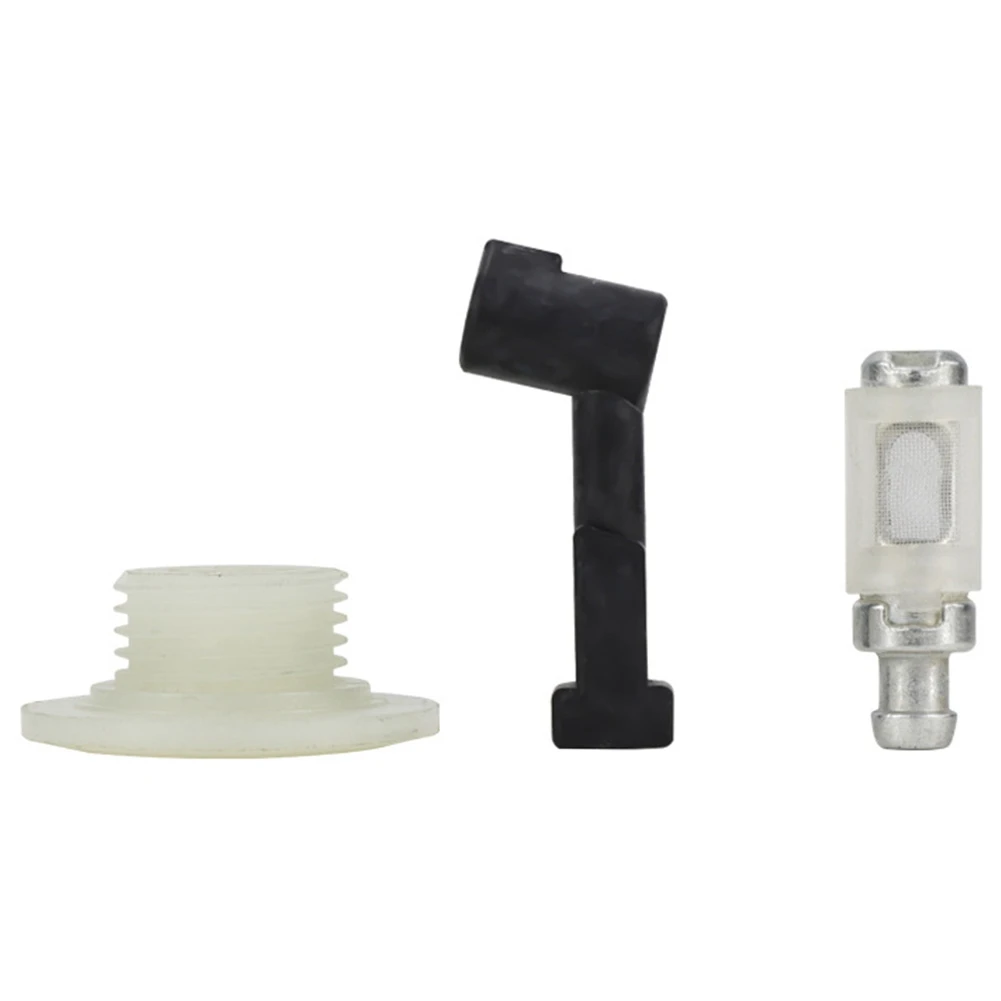 Filtro da bomba de óleo para motosserra, mangueira, bico de óleo, turbina Kit para 4500, 5200, 5800, 45CC, 52CC, 58CC, 5pcs