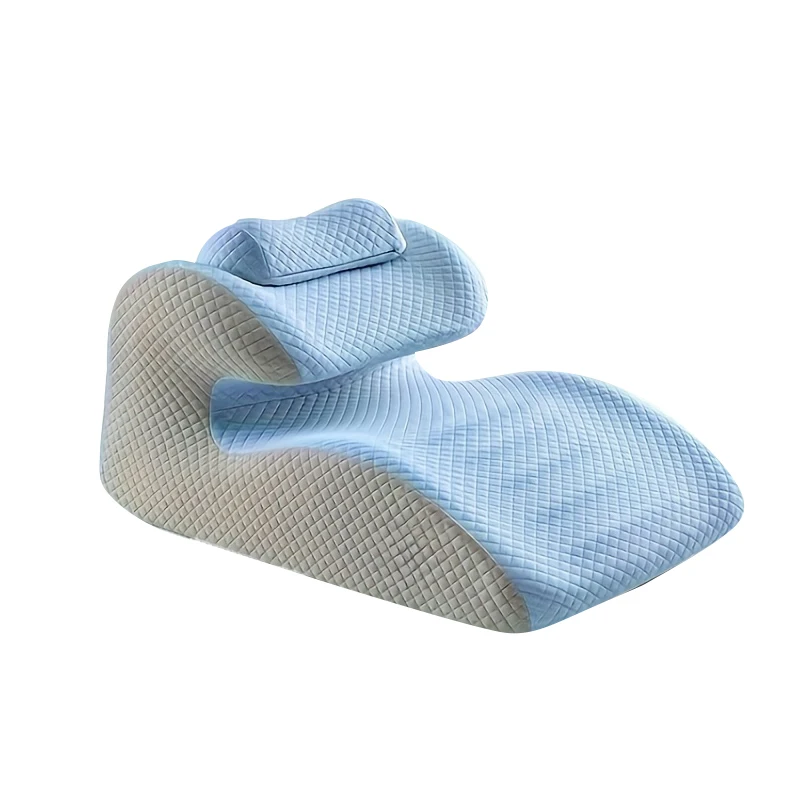 Multiuse Wedge Pillow Side Sleeper Back Support Ergonomic Design Reading Bed Pillow