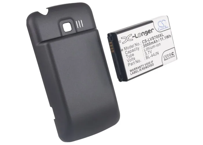 3.7V/3000mAh Battery For LG BL-44JN VS700 Enlighten Optimus Slider Gelato Q for Verizon VS700 Enlighten BL-44JN