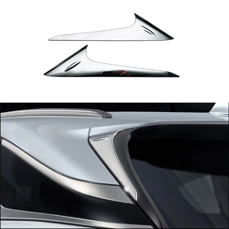 Car Rear Window Spoiler Trim Strip for Lexus RX450H RX200T RX350 2023 Exterior Accessories ,2PCS