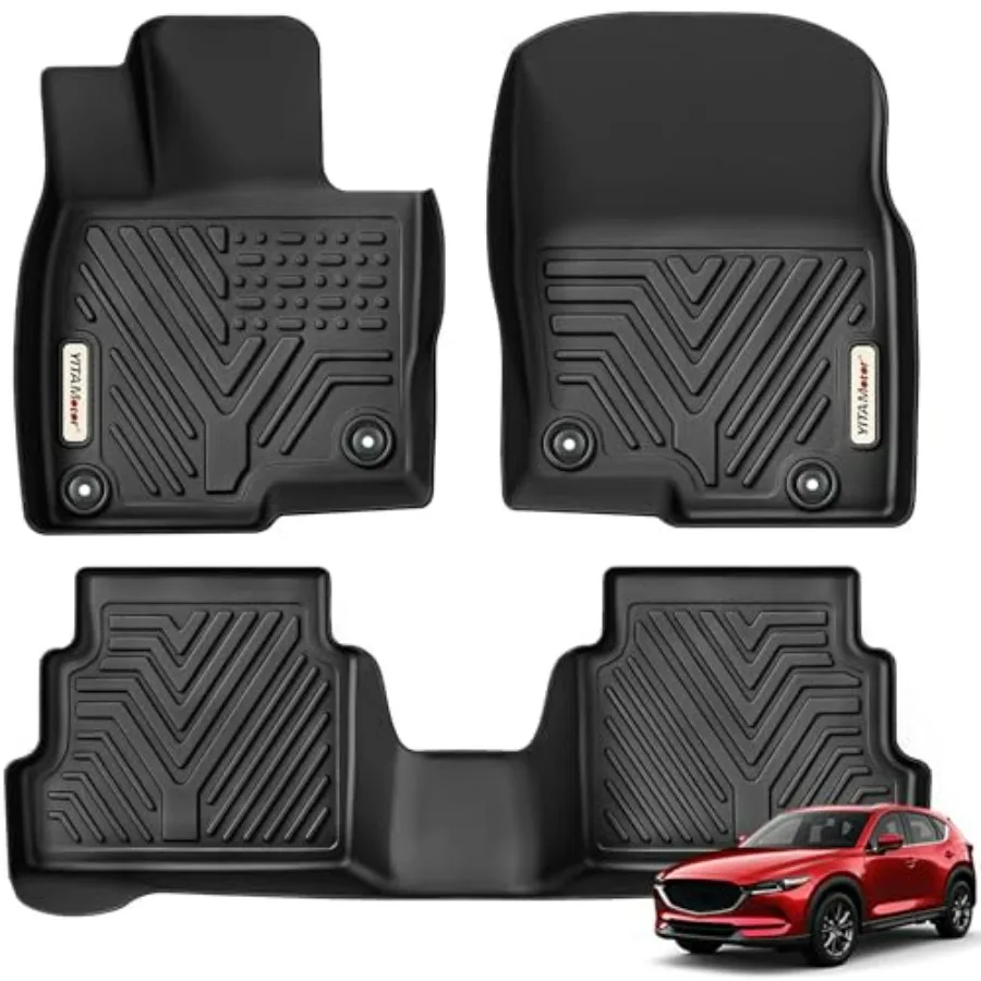 

Floor Mats Fit for 2017-2025 Mazda CX-5 TPE All Weather Custom Fit Floor Liners for Mazda CX5 1st 2nd Row Car Mats Accessories