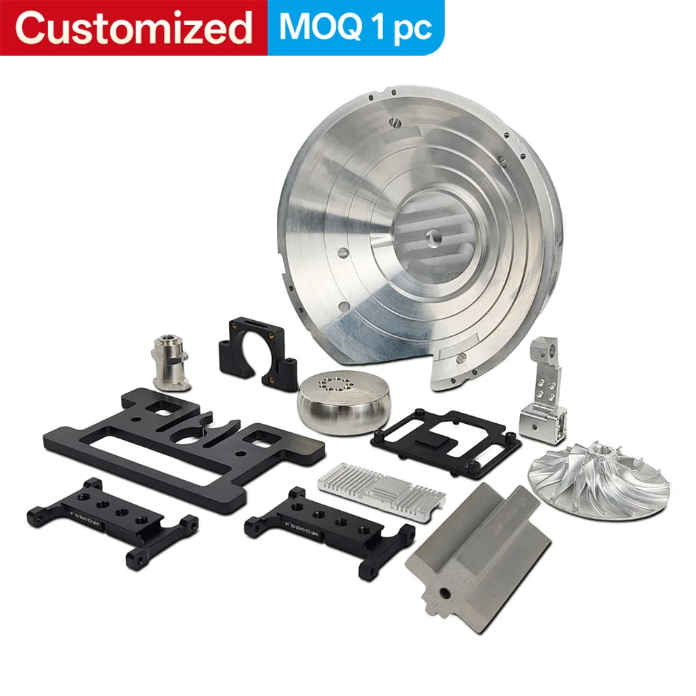 OEM Custom Part 5 Axis CNC Machining Services Stainless Steel Titanium Aluminum Wire EDM & Broaching Milling Turning Metal Parts