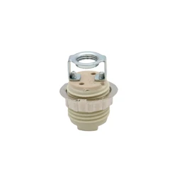 5 Pieces 10 Pieces G9 Ceramic Lamp Holder Halogen LED Bulb Base Thread Socket with Metal Ring