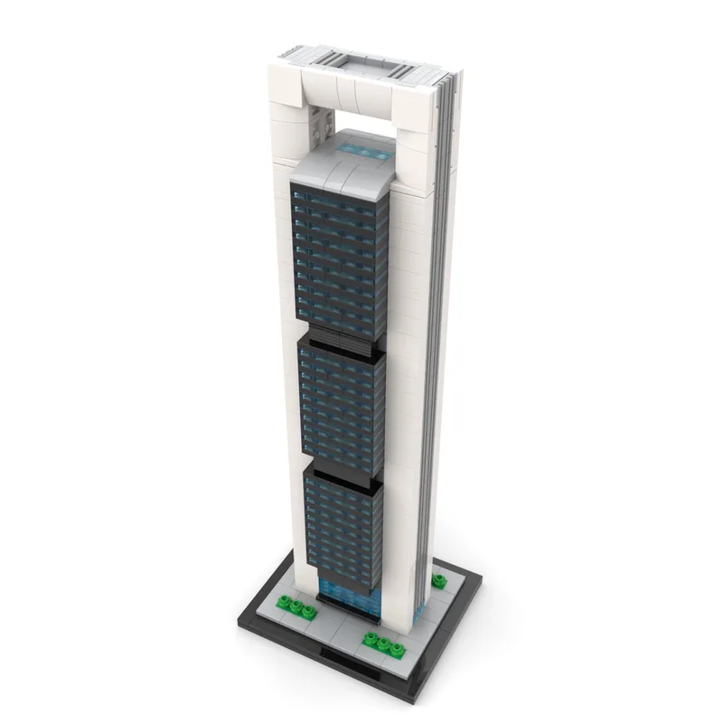 

Custom MOC Building Block Toy Skyscraper Series model 1027pcs Creative holiday gift for everyone