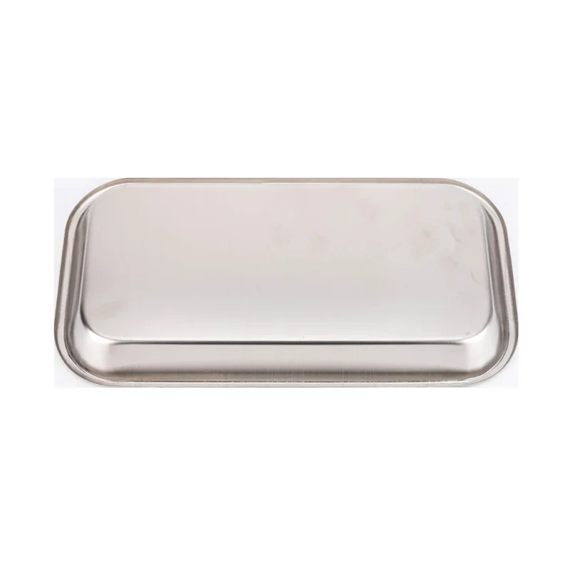 1PC Stainless Steel Cosmetic Storage Tray Tattoo Equipment Tray Doctor Surgery Dental Tray Fake Nail Tray Tool