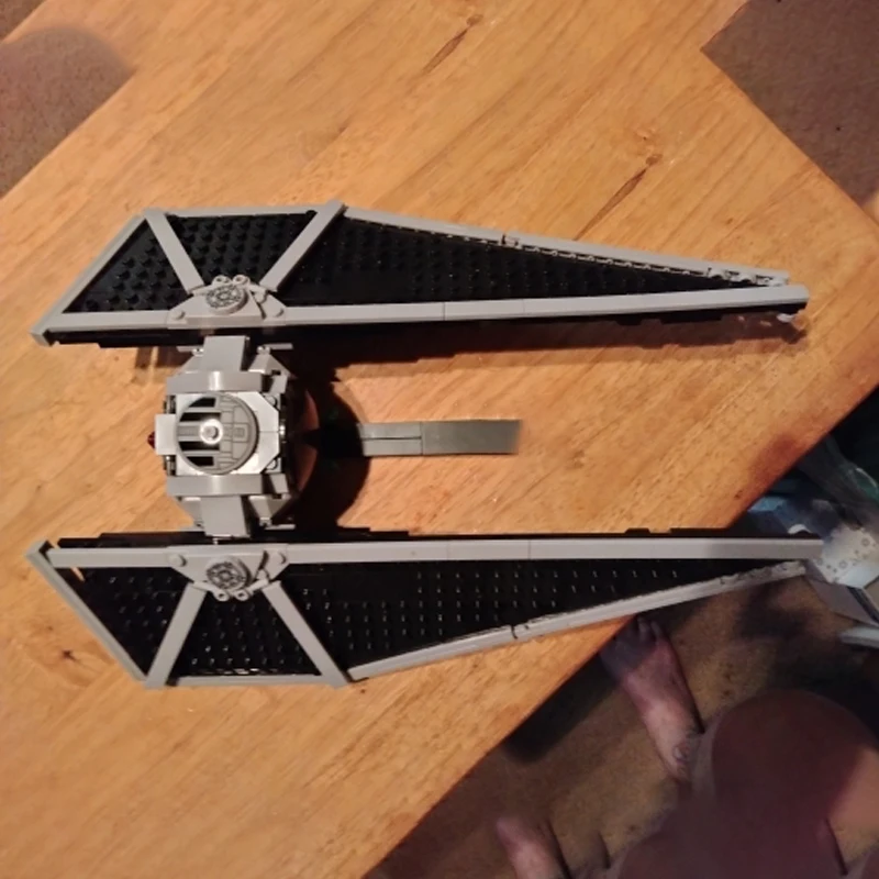 NEW Space Series MOC The Imperial Tie Silerncer Striker Interceptor Bricks Model Fighters Building Blocks DIY Toys Gifts