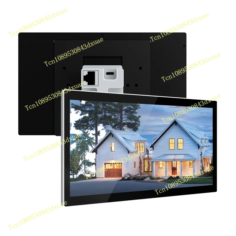 8 Inch POE Wall-Mount Smart Home Touch Panel KNX Thermostats Home New 2GB Memory Recessed Wall-Mounted Touchscreen Tablet