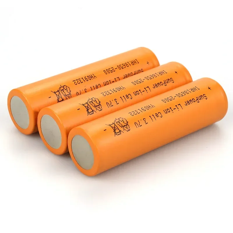 Original 18650 Battery 3.7V 2500mAh High Current Discharge Power Lithium Cell