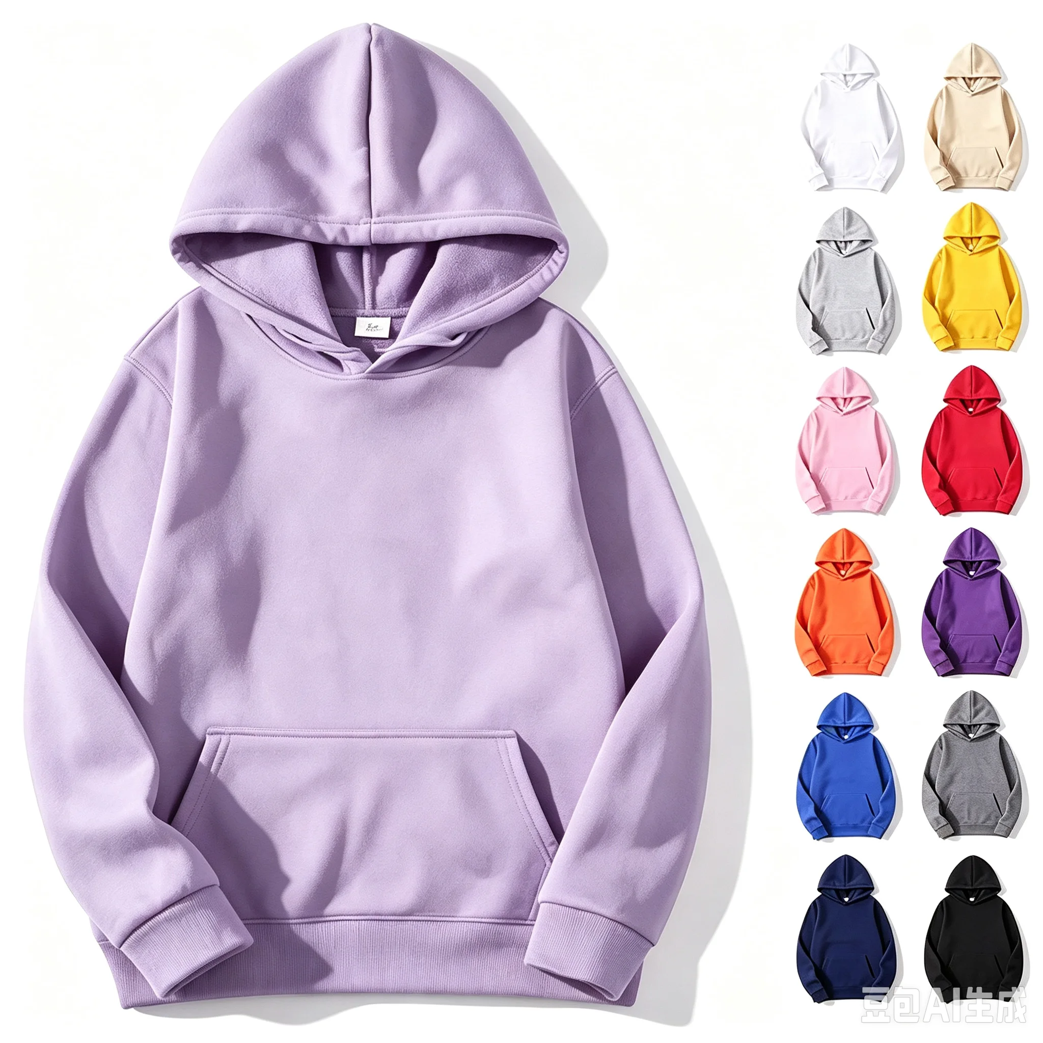 Blank Fashion Hoodies Men Pull Over Wholesale Hooded Sweatshirt Unisex Cheap Solid Hoodie In Bulk Sudaderas Con Capucha
